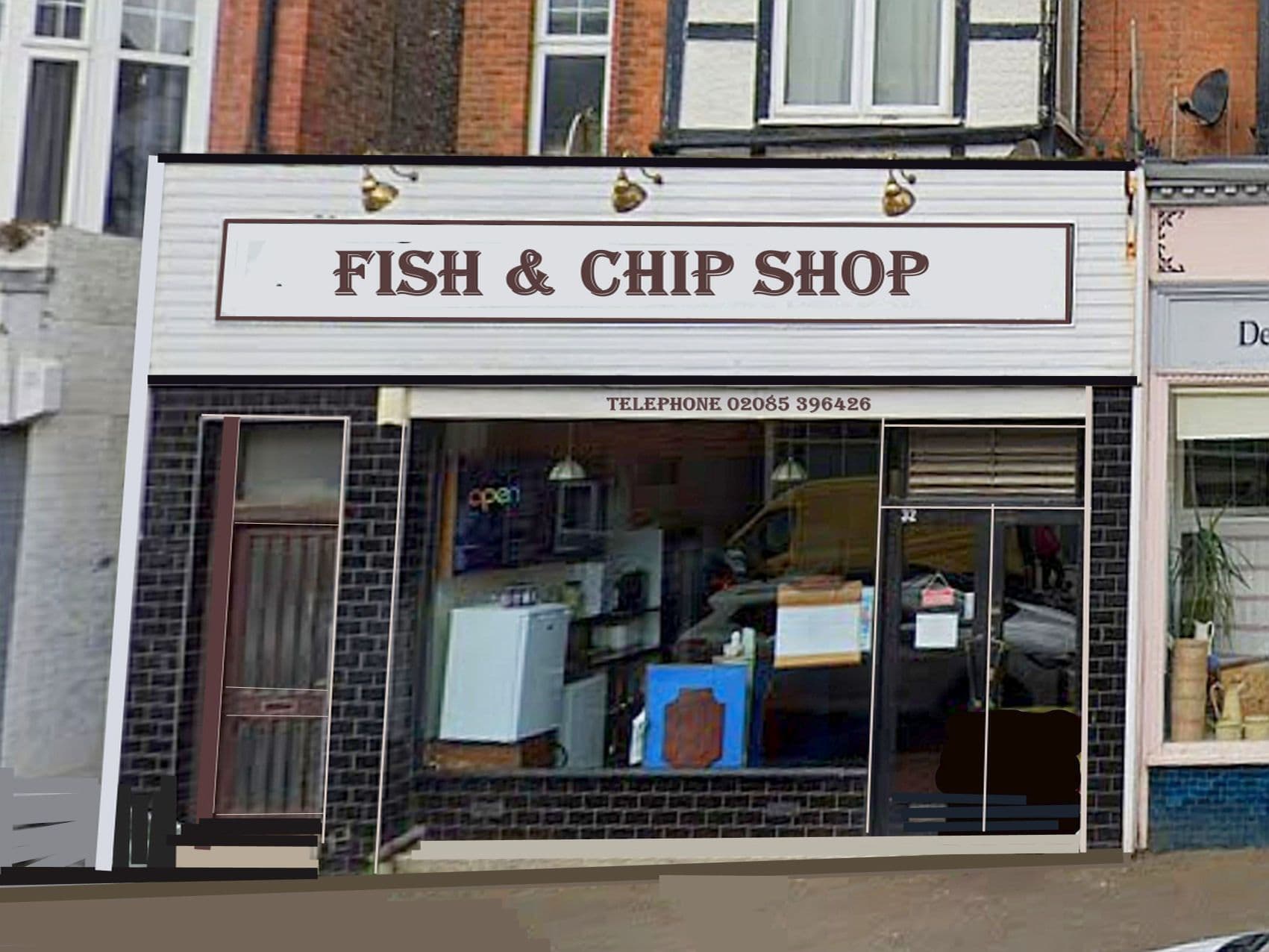 Freehold fish & chip shop with 55-cover restaurant potential, Bexhill-on-Sea — Fish & chip shop for sale in Bexhill-on-Sea, East Sussex