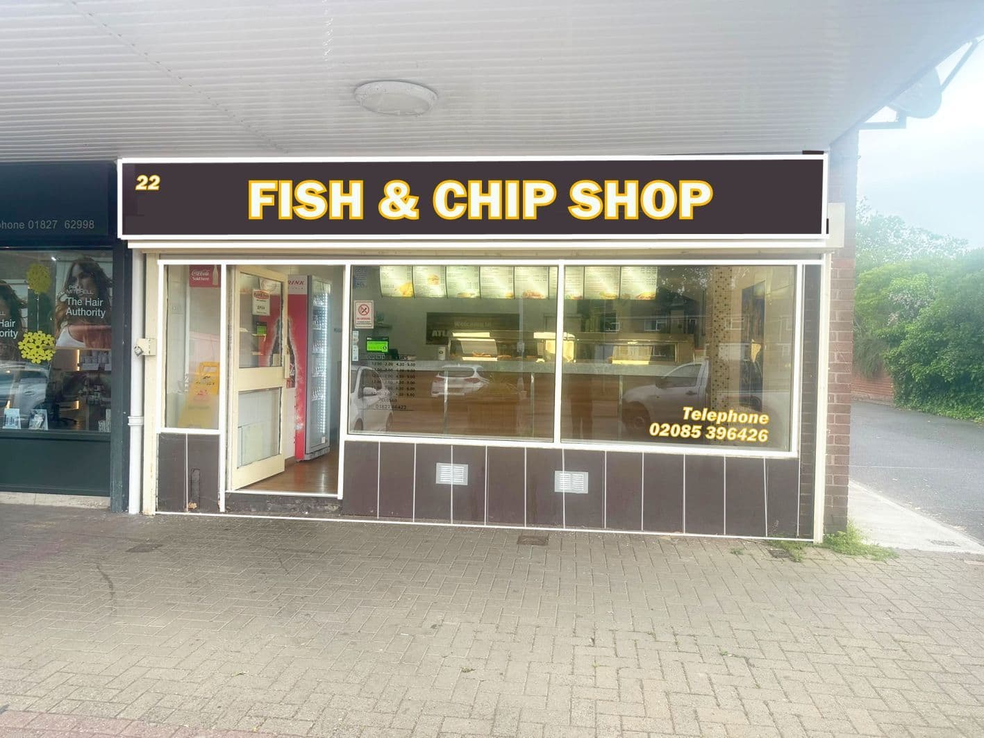 Modern attractive fish & chip takeaway with no deliveries within a highly populated residential catchment area in Staffordshire. — Fish & chip shop for sale in Tamworth, Staffordshire