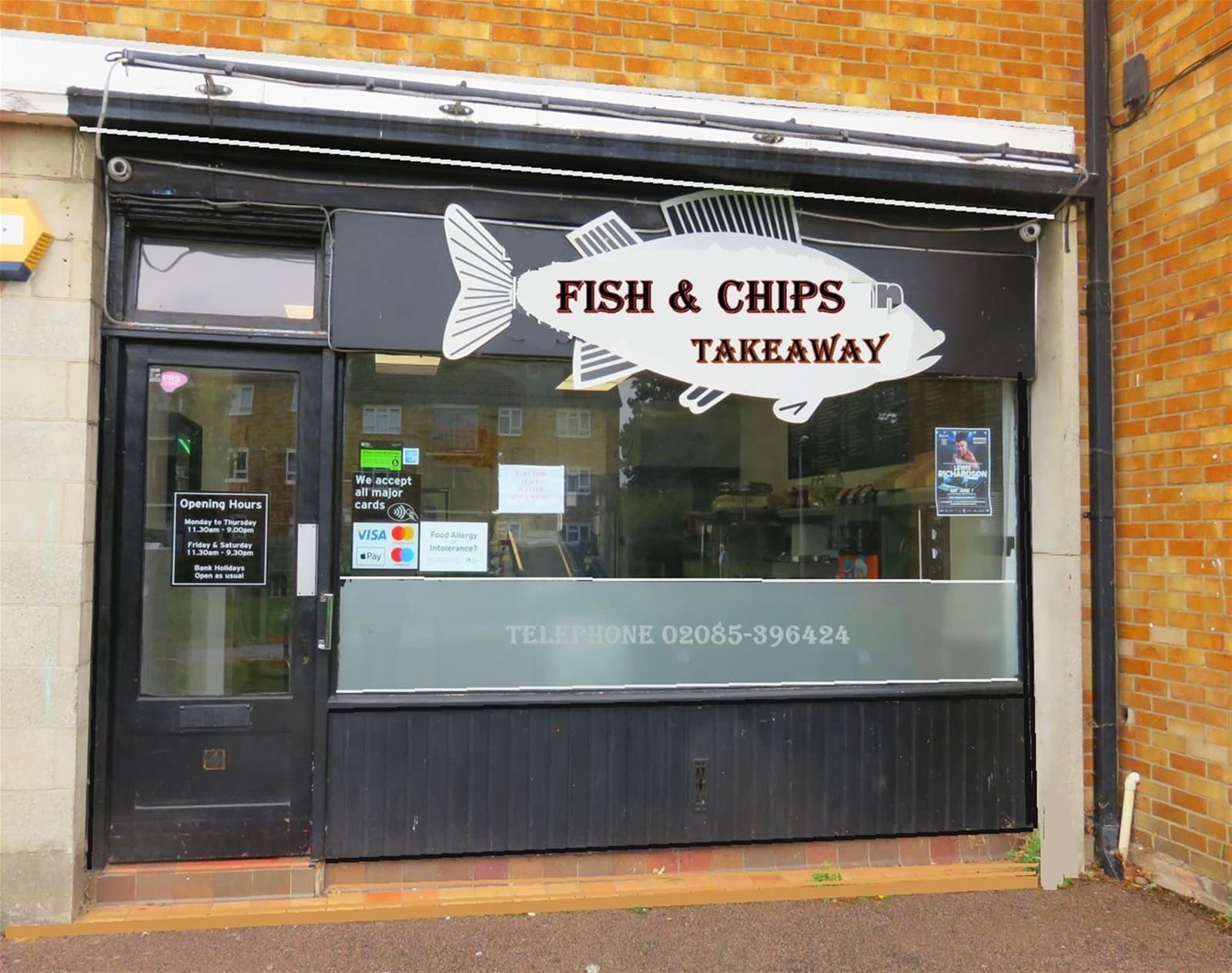 Well-fitted fish & chip shop, Colchester council estate — Fish & chip shop for sale in Colchester, Essex