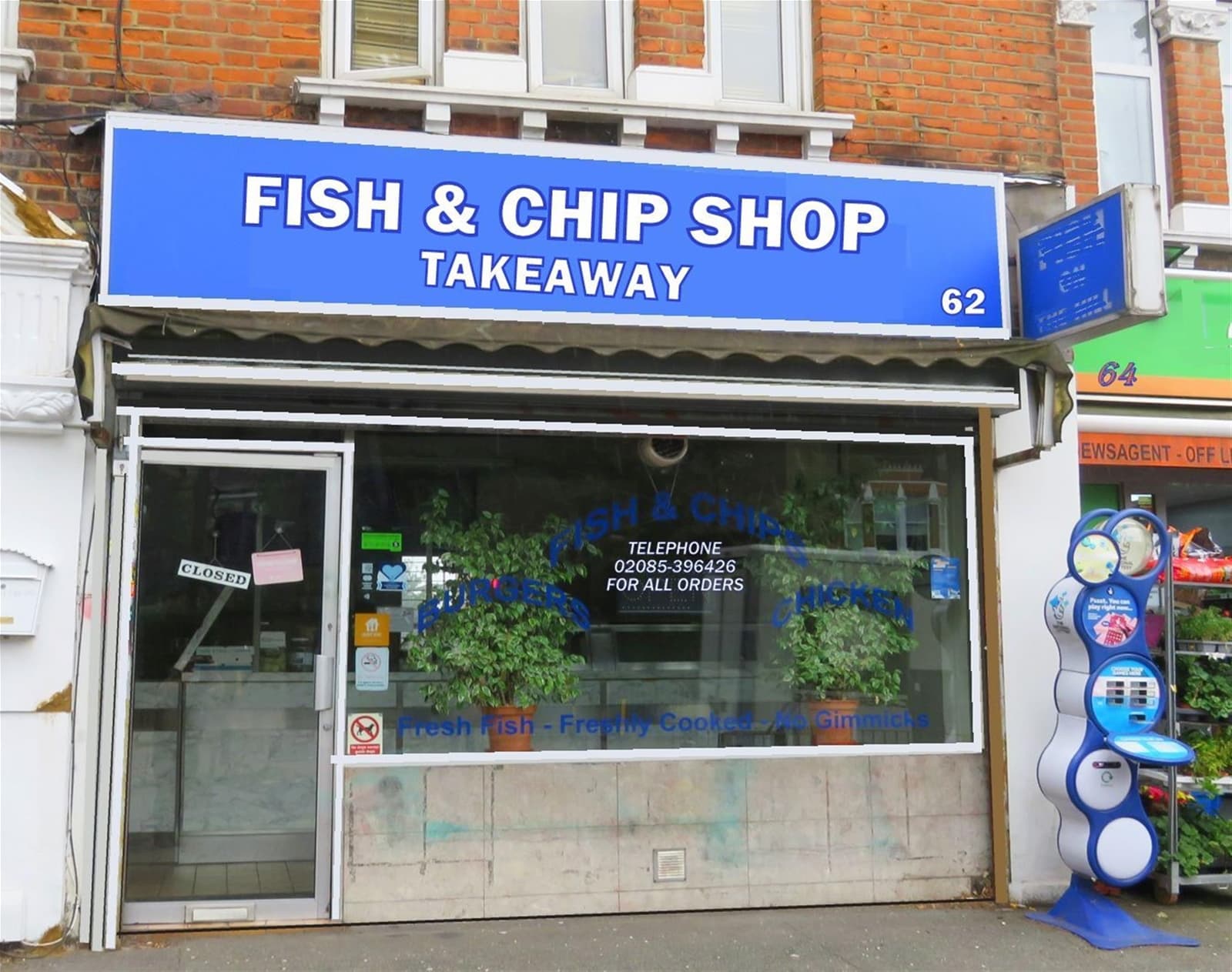 Long-held fish & chip shop with upside, Hearne Hill — Fish & chip shop for sale in Hearne Hill, Greater London