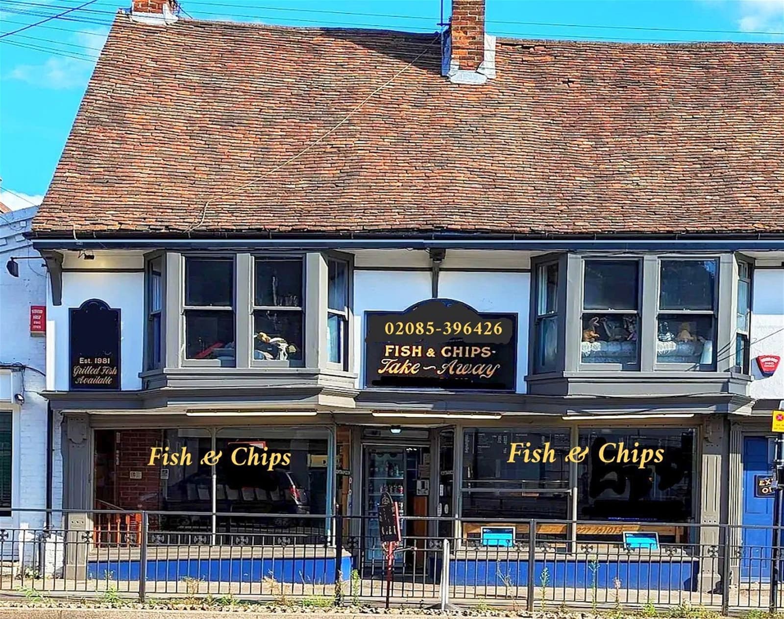 Substantial Grade II listed fish & chip shop, Canterbury — Fish & chip shop for sale in Canterbury, Kent