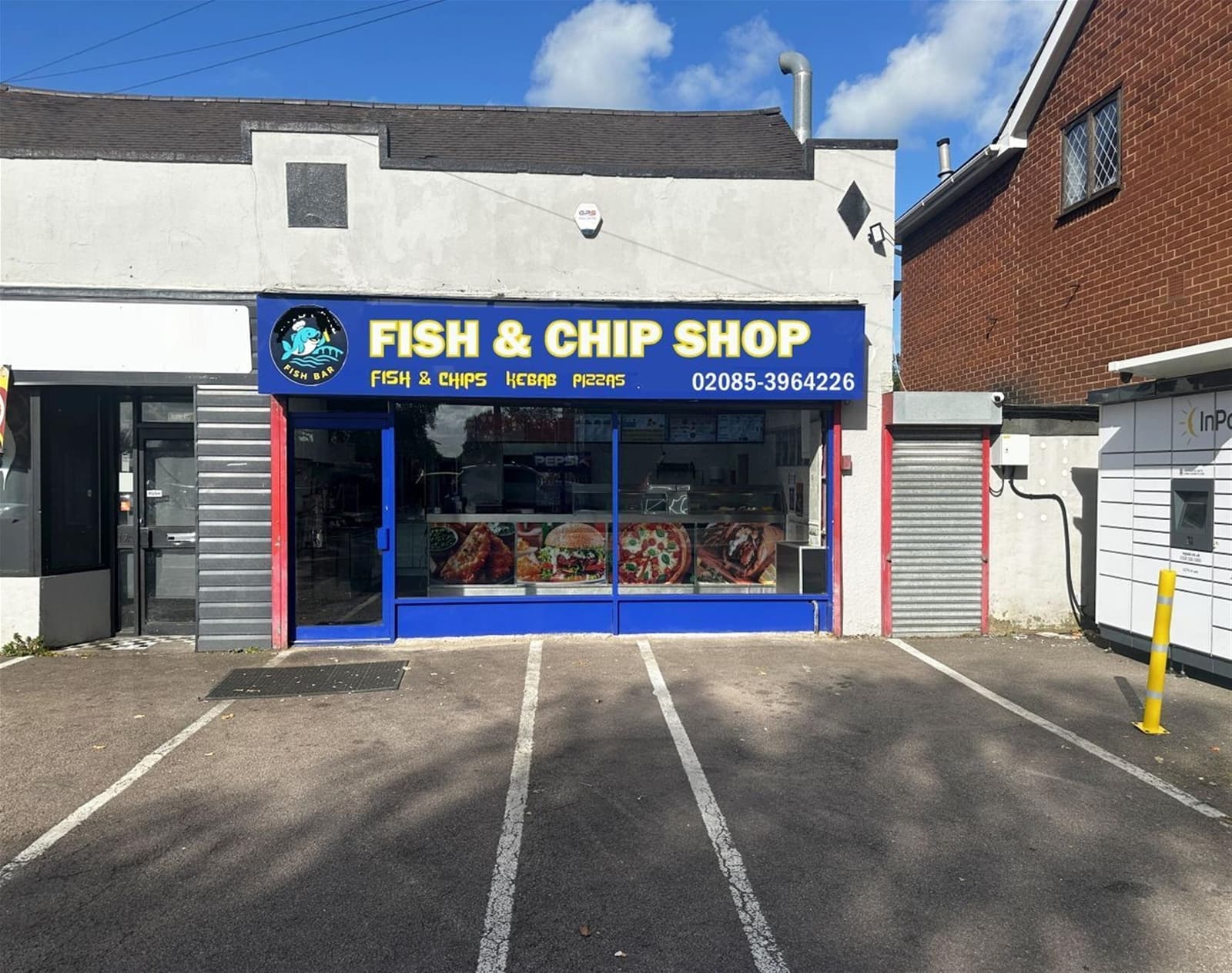 Detached freehold fish & chip shop with second retail unit, Cannock — Fish & chip shop for sale in Cannock, Staffordshire