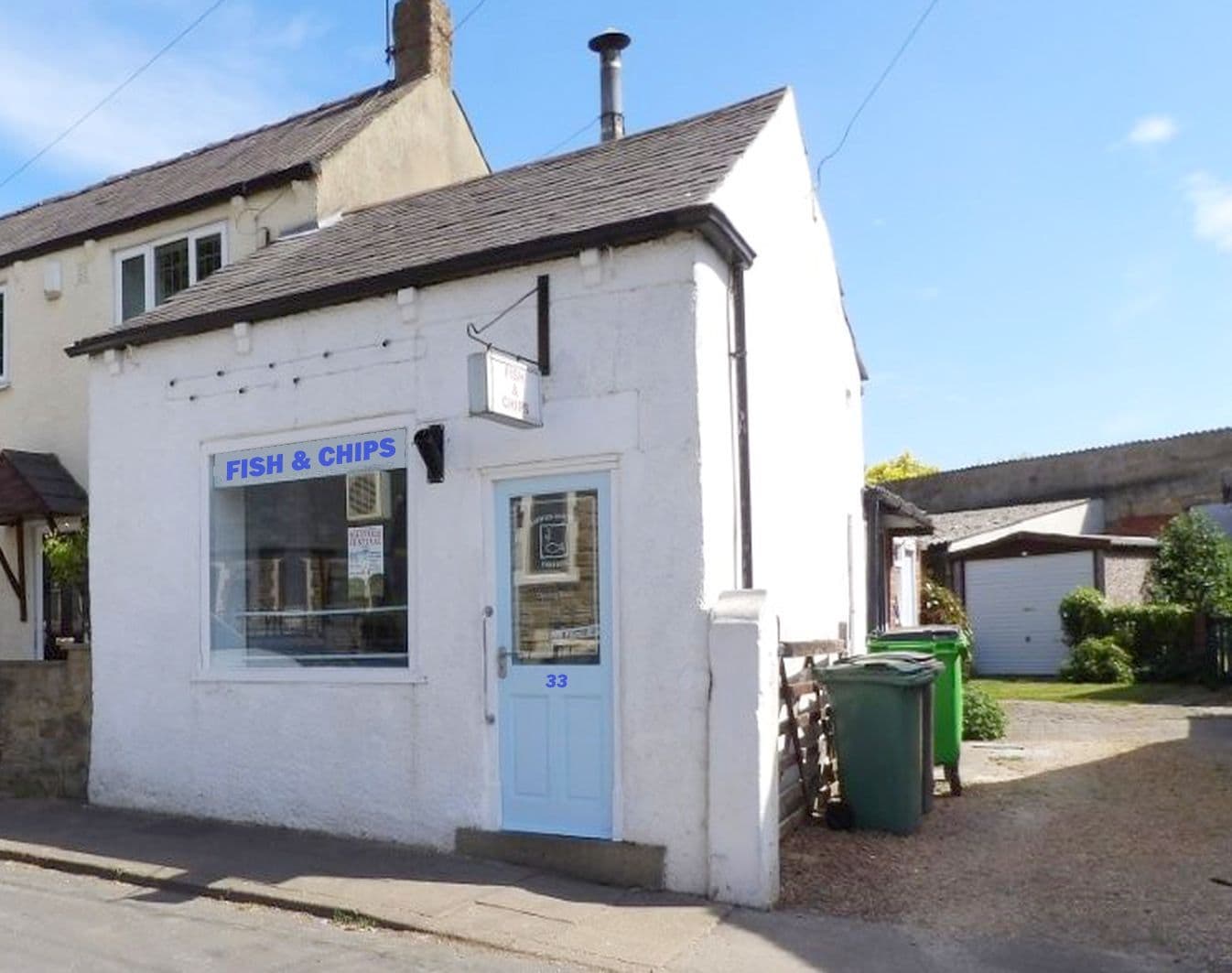Freehold fish & chip takeaway operating just 2 lunchtime and 1 teatime due to health issues — Fish & chip shop for sale in Barwick in Elmet, Yorkshire