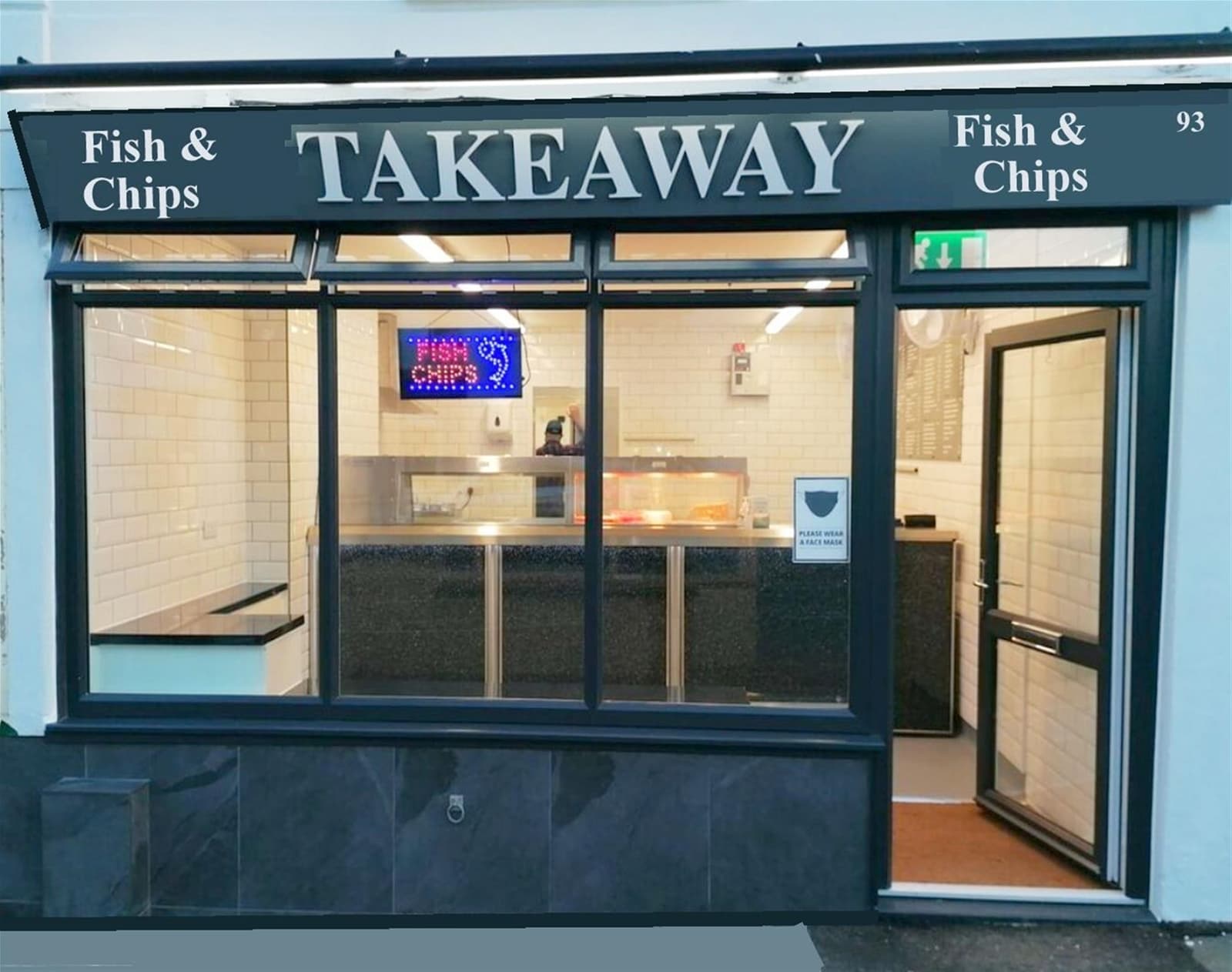 Freehold fish & chip shop, prominent Shanklin corner — Fish & chip shop for sale in Shanklin, Isle of Wight
