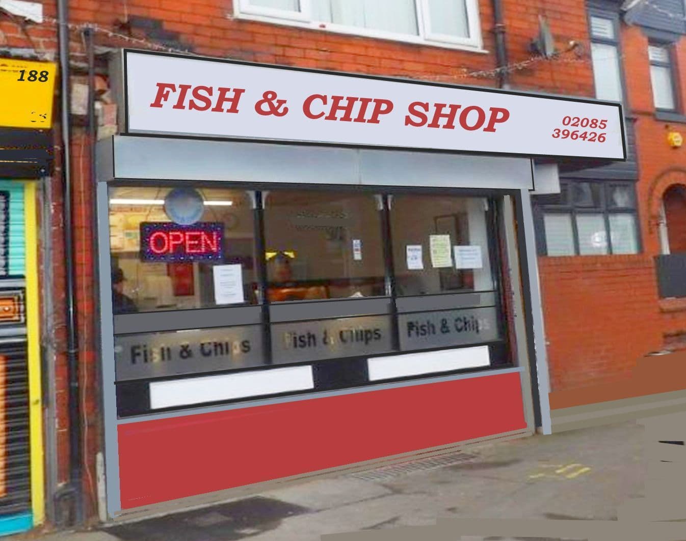 Freehold fish & chip shop closing 7.30 pm latest, same owner 31 years — Fish & chip shop for sale in Levenshulme, Greater Manchester