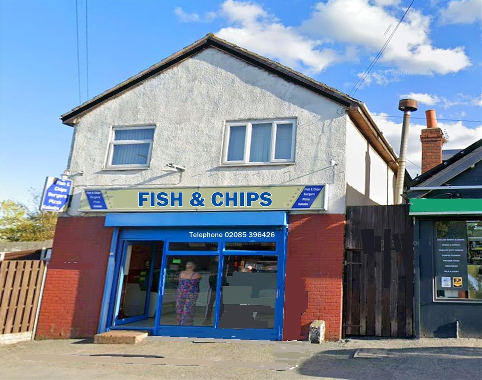 Detached evenings-only fish & chip shop near Wakefield — Fish & chip shop for sale in Wakefield, West Yorkshire