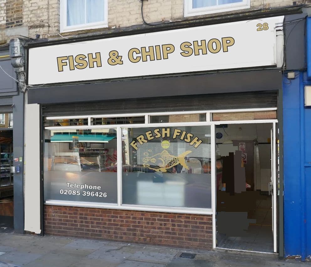 Freehold fish & chip shop having same ownership for 55 years — Fish & chip shop for sale in East London, Greater London