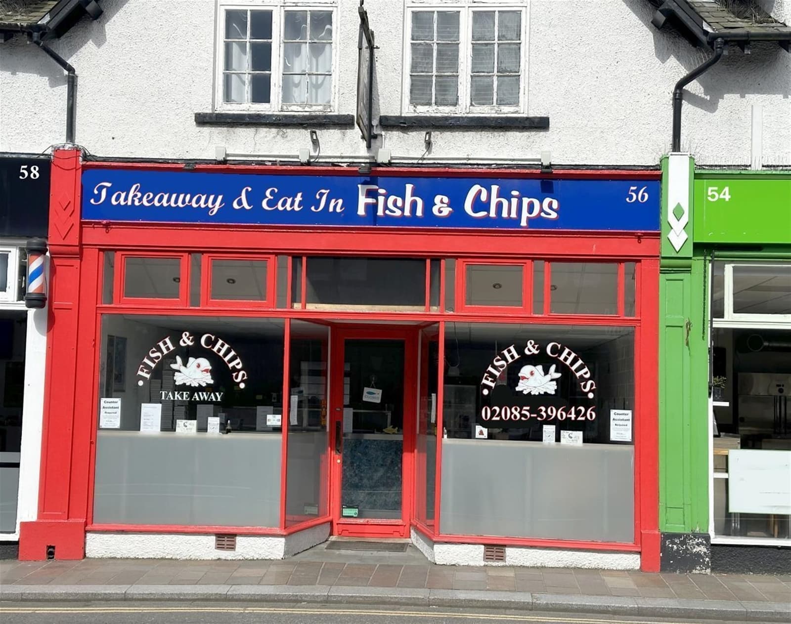Long-established fish & chip shop, outskirts of Keswick — Fish & chip shop for sale in Keswick, Cumbria