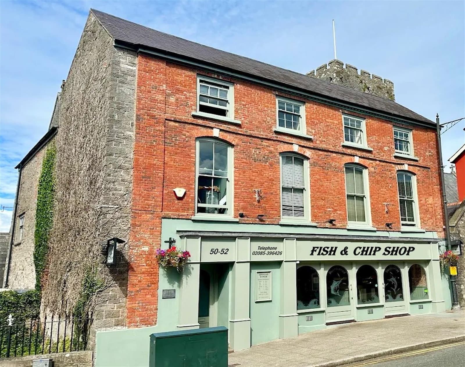 Substantial Grade II listed freehold fish & chip restaurant, Pembrokeshire — Fish & chip shop for sale in Pembrokeshire, Wales