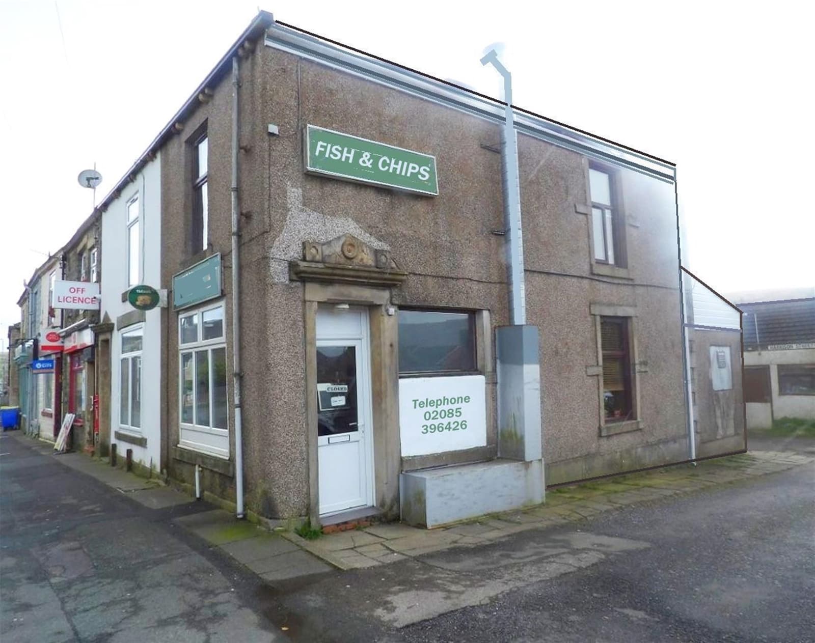 Long-established freehold fish & chip shop, Bacup — Fish & chip shop for sale in Bacup, Lancashire