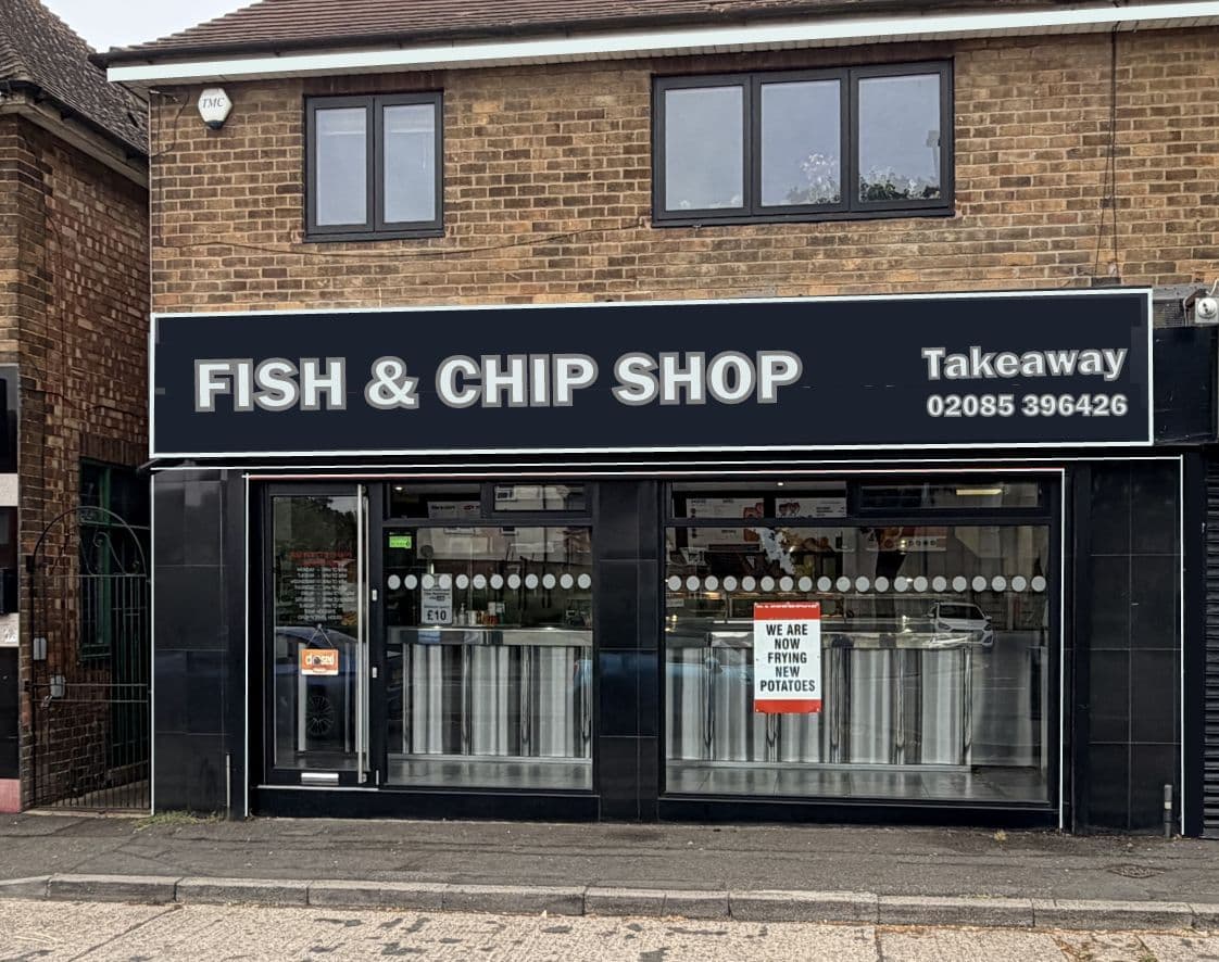 High turnover well fitted fish & chip shop with no deliveries — Fish & chip shop for sale in Northamptonshire