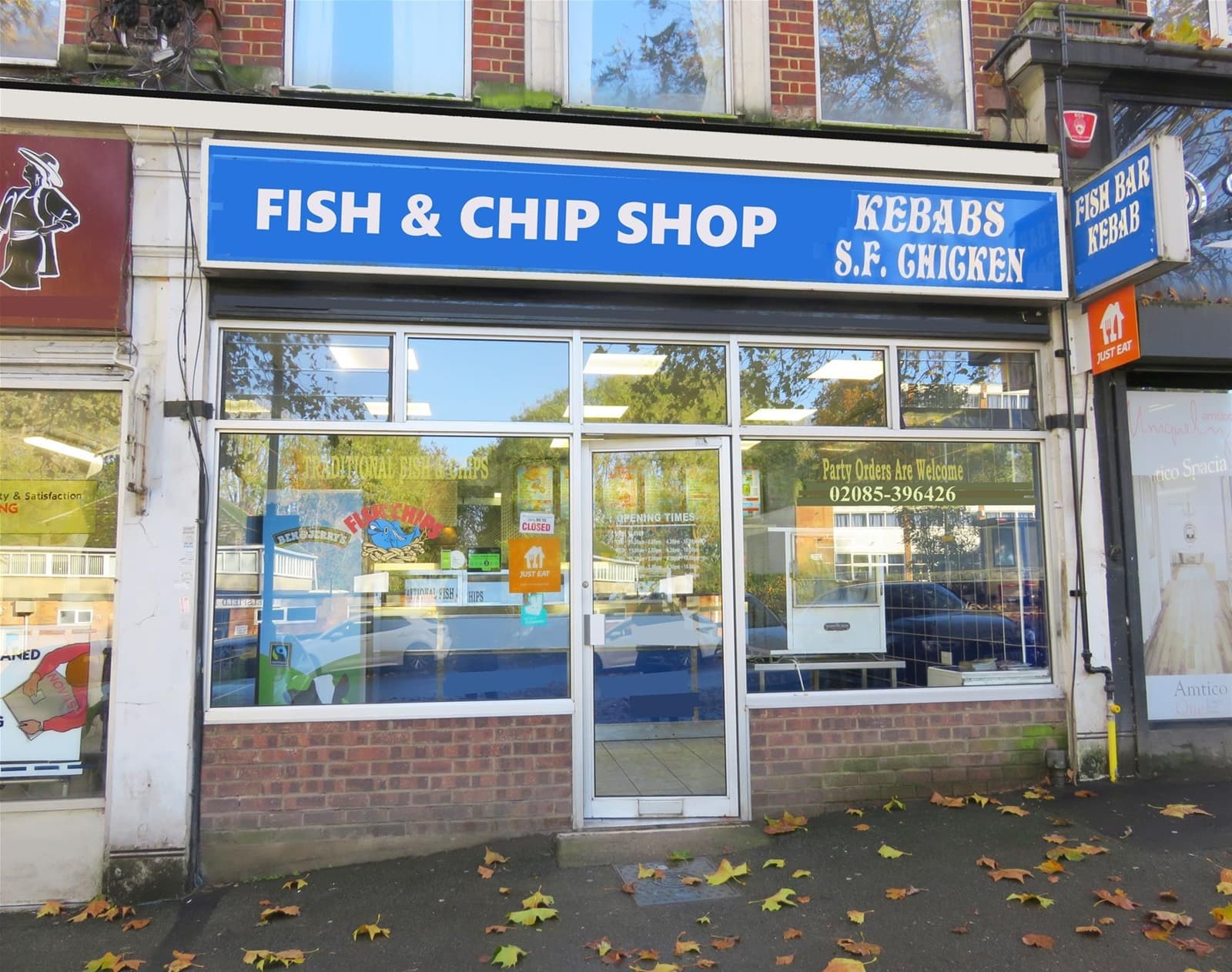 Long-established fish & chip shop, Orpington parade — Fish & chip shop for sale in Orpington, Kent